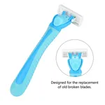 1 Handle + 4 Blades Men And Women Body Hair Safety Bikini Aloe Strip Shaving Razor – Thumbnail 2