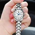 OLEVS 5567 Royal Stainless Steel Waterproof Chronograph Couple's Watch with Luminous – Dial Color: White, Strap Color: White – Thumbnail 5