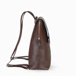 100% Genuine Cow Leather Love Expression Ladies Backpack – Color: Brown – Thumbnail 3