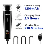 Kemei KM-1113 Hair Clipper and Beard Trimmer for Men – Thumbnail 2
