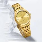 NAVIFORCE NF5032 Stainless Steel Analog Watch For Women – Dial Color: Gold, Strap Color: Gold  – Thumbnail 2