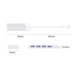 ORICO PAPW4A-U3 PW SERIES 4-PORT USB 3.0 HUB White – Thumbnail 3
