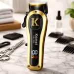 Kemei KM-1800 Rechargeable Beard & Hair Clipper Trimmer – Thumbnail 5
