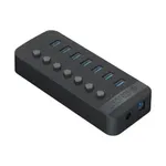ORICO CT2U3-7AB 7-Port USB3.0 Hub with Individual Switches – Thumbnail 3