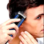 HTC AT-1105 Rechargeable Beard Hair Clipper and Trimmer for Men – Color: Blue – Thumbnail 3