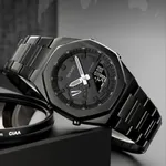 Skmei 1816 Fashion World Quartz Men's Watch – Dial Color: Black, Strap Color: Black – Thumbnail 3