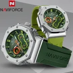 Naviforce 8035 Luxury Military Sports Quartz Analog Men's Watch – Dial Color: Green, Strap Color: Green  – Thumbnail 2