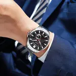 Curren 8372 High Quality Stainless Steel Analog Men's Watch – Dial Color: Black, Strap Color: Silver – Thumbnail 4