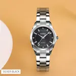SKMEI 1620 Analog Stylish Quartz Stainless Steel Women's Watch – Dial Color: Black, Strap Color: Silver – Thumbnail 3