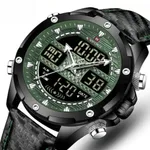 NAVIFORCE 9194 Multifunction Analog Men's Watch – Dial Color: Green, Strap Color: Black – Thumbnail 2