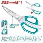 TOTAL Professional Heavy Duty Stainless Steel 9 Inch Kitchen Scissors – Thumbnail 3