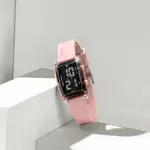 Naviforce NF7118 Comfortable Silicone Starp Digital Fashion Women's Watch – Dial Color: Black, Strap Color: Pink – Thumbnail 3
