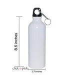 750ml Solid Plain body Aluminum Hot & Cold Flask – Capacity: 750 ml, Color: White – Thumbnail 3