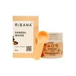 RiBANA Sandalwood Keeps Skin Smooth Face Pack Mask- 50gm – Thumbnail 3