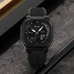 SKMEI 2328 Dual Movement Rubber Strap Sporty Men’s Watch – Dial Color: Black, Strap Color: Black – Thumbnail 2