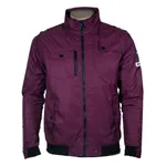 Men Aviator Washed Jacket outdoor motorcycle Casual Jacket – Color: Purple, Size: S – Thumbnail 2