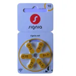 Signia Size 10 Hearing Aid Battery 1.45V Mercury Free Long Lasting Battery – Thumbnail 1