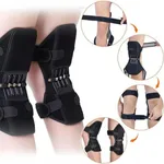 Spring Knee Support Brace with Patella Stabilizer | 2026 Knee Assistive Pads – Color: Black, Size: Free Size – Thumbnail 4