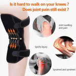 Spring Knee Support Brace with Patella Stabilizer | 2026 Knee Assistive Pads – Color: Black, Size: Free Size – Thumbnail 3