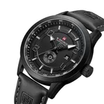 NAVIFORCE NF9229 Luminous Quartz Movement Men’s Watch – Dial Color: Grey, Strap Color: Black – Thumbnail 2