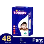Twinkle Easy To Changes and Movements Pant System Baby Diaper – Quantity: 48 pcs – Thumbnail 2