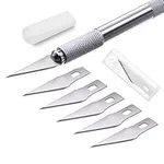 Original Stainless Steel Precision Knife with 5 Blades Silver – Thumbnail 1