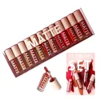 Pudaier 12Pcs/Set Velvet Matte Lip Gloss Long-lasting Moisturizing Waterproof Lipstick – Thumbnail 1