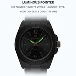 NAVIFORCE NF5062 Polygon Waterproof & Stainless Steel Strap Men's Watch – Dial Color: Black, Strap Color: Black – Thumbnail 2