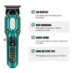 VGR V-600 Professional Hair Clipper Trimmer – Color: Green – Thumbnail 3