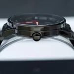 SKMEI 1990 Model-B Rolling Wheels Dial Creative Fashion Men's Watch – Dial Color: Red, Strap Color: Black – Thumbnail 5