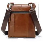 Genuine Leather Elegant Travel Waterproof Messenger Bag – Thumbnail 2