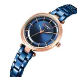 Curren 9054 Quartz Bracelet Water Resistant Watch for Women – Dial Color: Blue, Strap Color: Blue – Thumbnail 2
