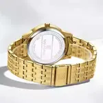 Naviforce NF8040 High Quality Stainless Steel Classic Quartz Fashion Couple's Watch – Dial Color: Gold, Strap Color: Gold  – Thumbnail 4