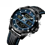 NAVIFORCE 9194 Multifunction Analog Men's Watch – Dial Color: Black, Strap Color: Blue – Thumbnail 2