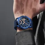 NAVIFORCE NF9155A Stainless Steel Date Function Luxury Men's Watch – Dial Color: Blue, Strap Color: Blue – Thumbnail 4