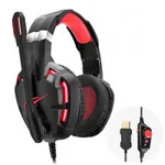 Havit H2001U RGB Wired Black-Red Gaming Headphone – Thumbnail 3