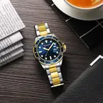 Curren 8388 High Quality Stainless Steel Belt Calendar Men's Watch – Dial Color: Blue, Strap Color: White Gold – Thumbnail 5