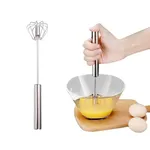 Stainless Steel Push Whisk for Home Hand Blender – Thumbnail 3