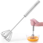 Stainless Steel Push Whisk for Home Hand Blender – Thumbnail 2