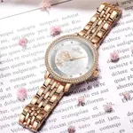 Naviforce NF5017 Quartz Stainless Steel Women’s Watch – Dial Color: Brown, Strap Color:  Brown  – Thumbnail 3