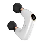 LD02 Double‑Head Mini Fascia Massager Gun  – Color: White – Thumbnail 3