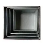 4 Pcs Set 6, 8, 10, and 12 Inch Square Shape Mold Cake Maker – Thumbnail 3
