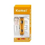 Kemei KM-026 Rechargeable Beard and Hair Clipper Trimmer For Men – Color: Yellow – Thumbnail 3