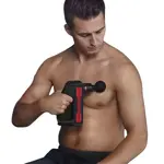 Rechargeable HB‑003 Deep Muscle Massage Gun with 8 Interchangeable Heads – Color: Gold – Thumbnail 2