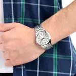 Casio MTP-1239D-1ADF Enticer Ion Plated Stainless Steel Strap Water Resistant Analog Men's Wristwatch – Dial Color: White, Strap Color: Silver – Thumbnail 6