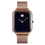 Skmei 9187 Elegant Stainless Steel Quartz Waterproof Men's Watch – Dial Color: Rose, Strap Color: Rose – Thumbnail 1