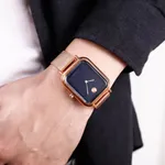 Skmei 9187 Elegant Stainless Steel Quartz Waterproof Men's Watch – Dial Color: Rose, Strap Color: Rose – Thumbnail 4