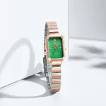 Naviforce NF5050 Women’s Japanese Quartz Movement Standard Watch – Dial Color: Green, Strap Color:  Brown  – Thumbnail 3