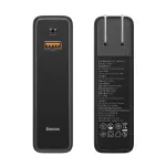 Baseus 10000mAh 2in1 Power Station 10w Travel Charger and Power bank – Color: Black – Thumbnail 4