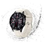 Naviforce NT12 Waterproof Comfortable Silicone Strap Quartz Sports Men's Watch – Dial Color: Black, Strap Color: White – Thumbnail 2